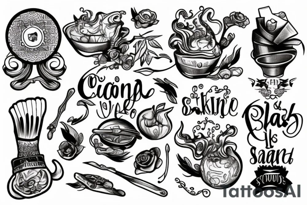 cooking tattoo idea
