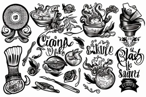 cooking tattoo idea