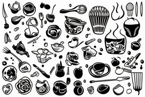 cooking tattoo idea