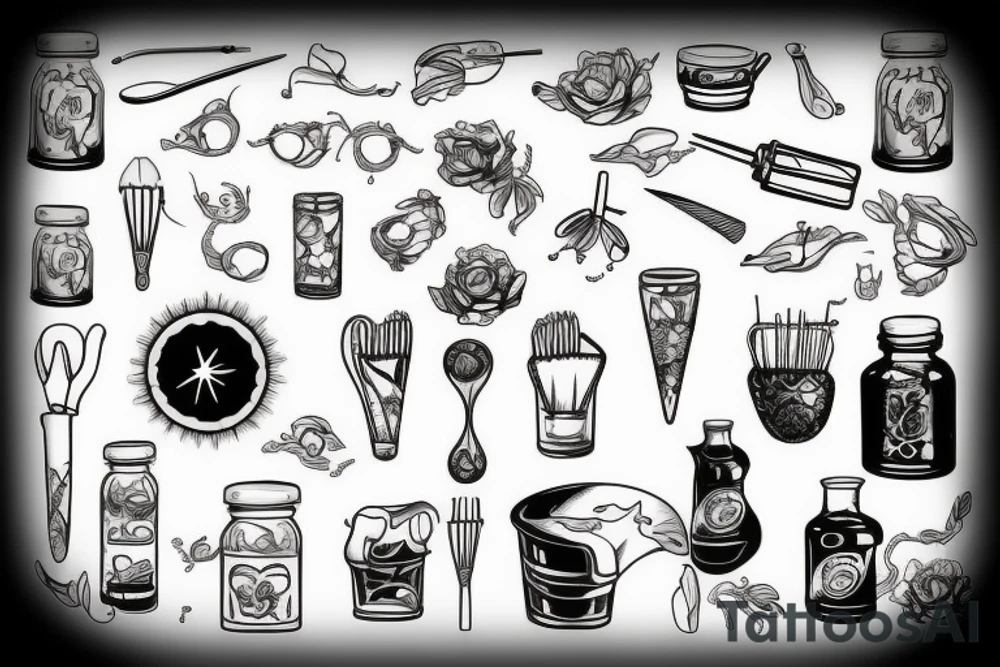 cooking tattoo idea