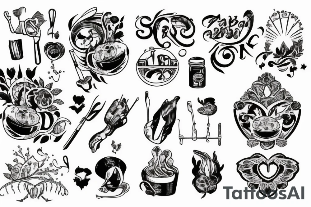 cooking tattoo idea