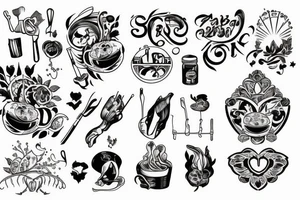 cooking tattoo idea