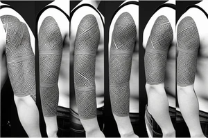 Male body hexagon tatoo tattoo idea