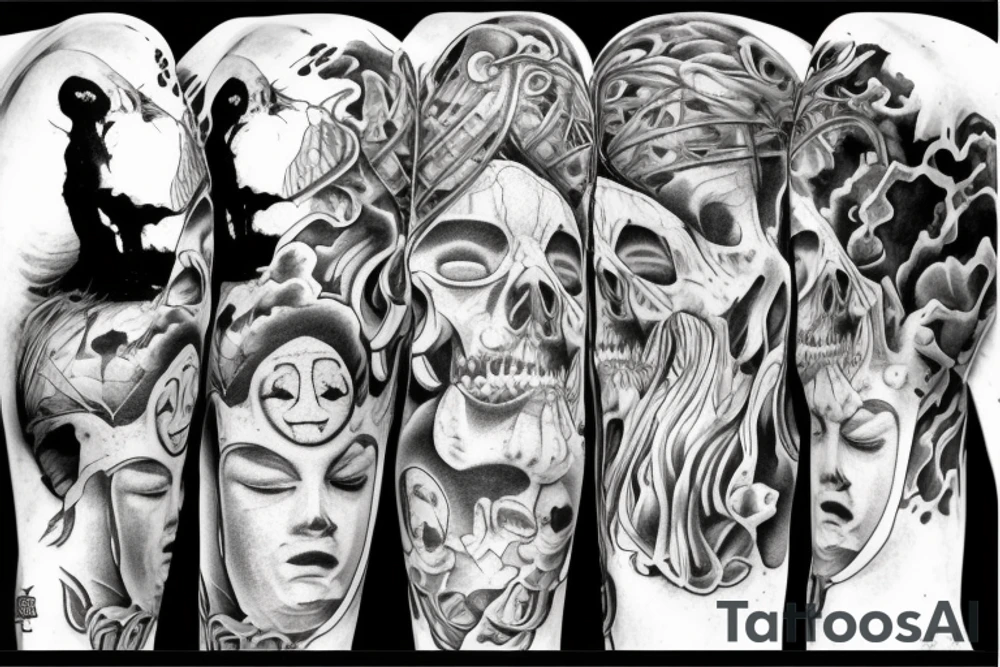 Losing faith and being reborn. Death of my dog. The daily struggle against depression. tattoo idea