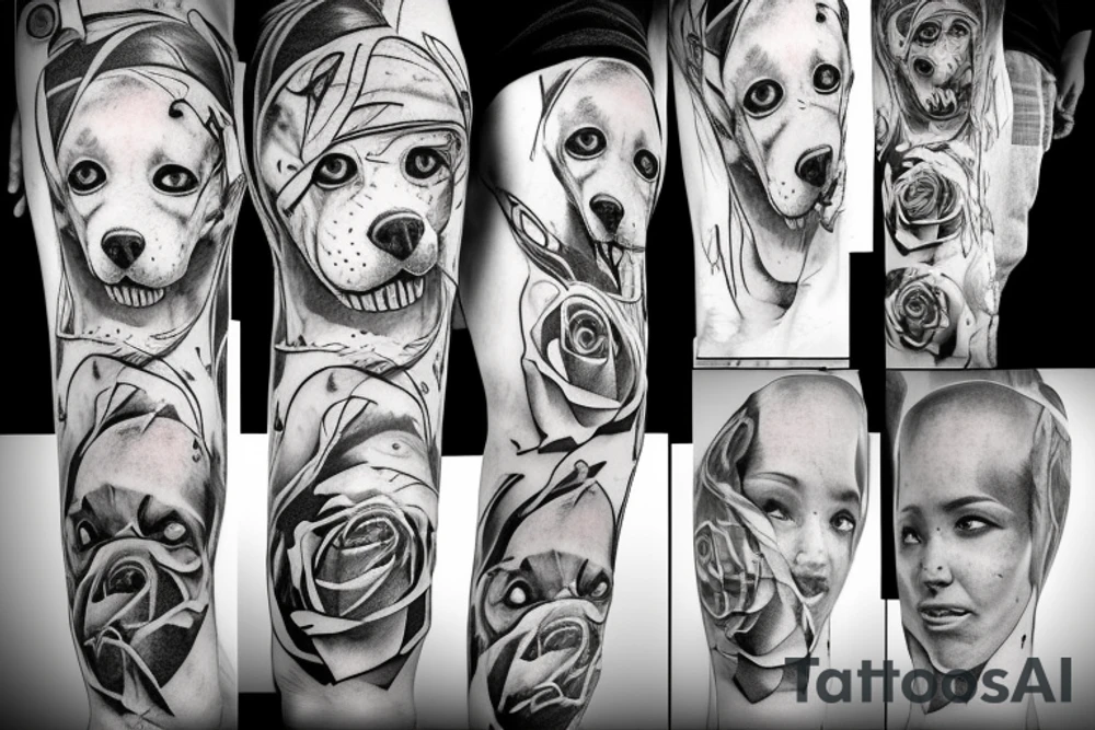 Losing faith and being reborn. Death of my dog. The daily struggle against depression. tattoo idea