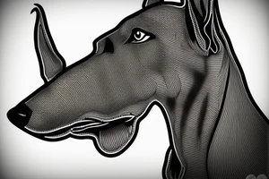 doberman tattoo idea