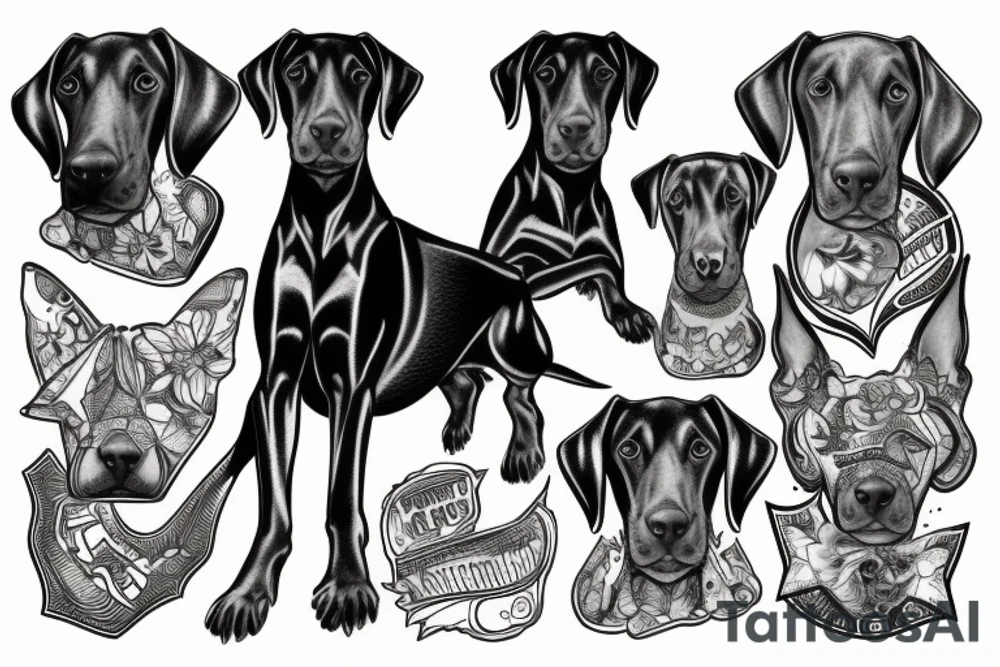 doberman tattoo idea
