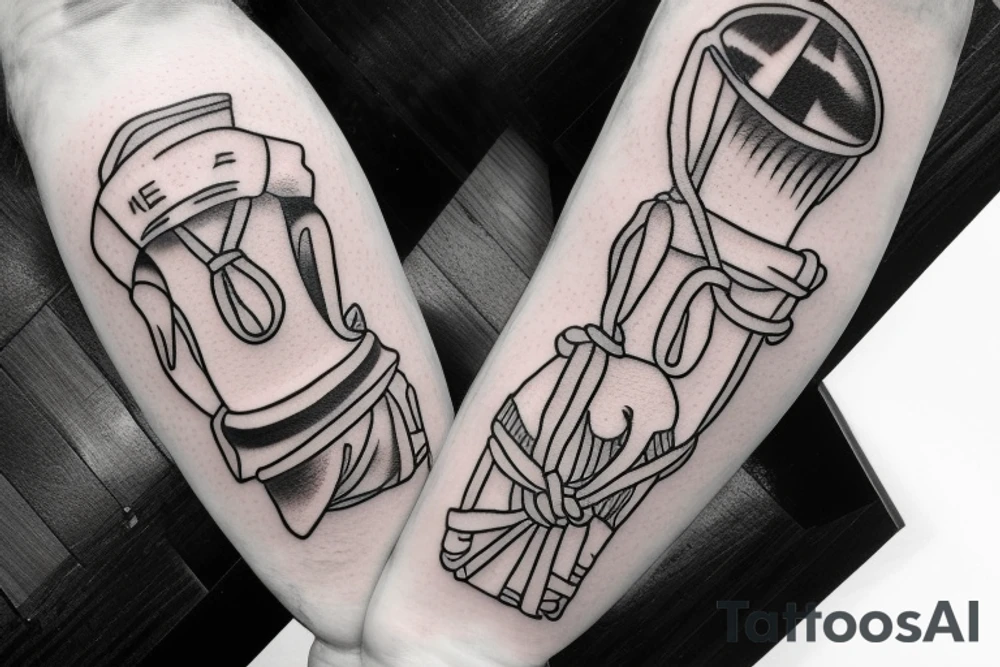 A swing hanging with dates 1930 1932 1933 as the ropes tattoo idea