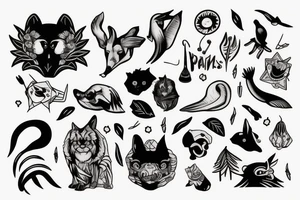 Bad animals tattoo idea
