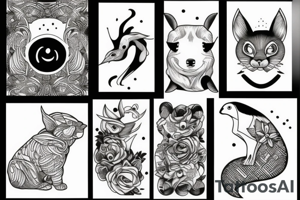 Bad animals tattoo idea