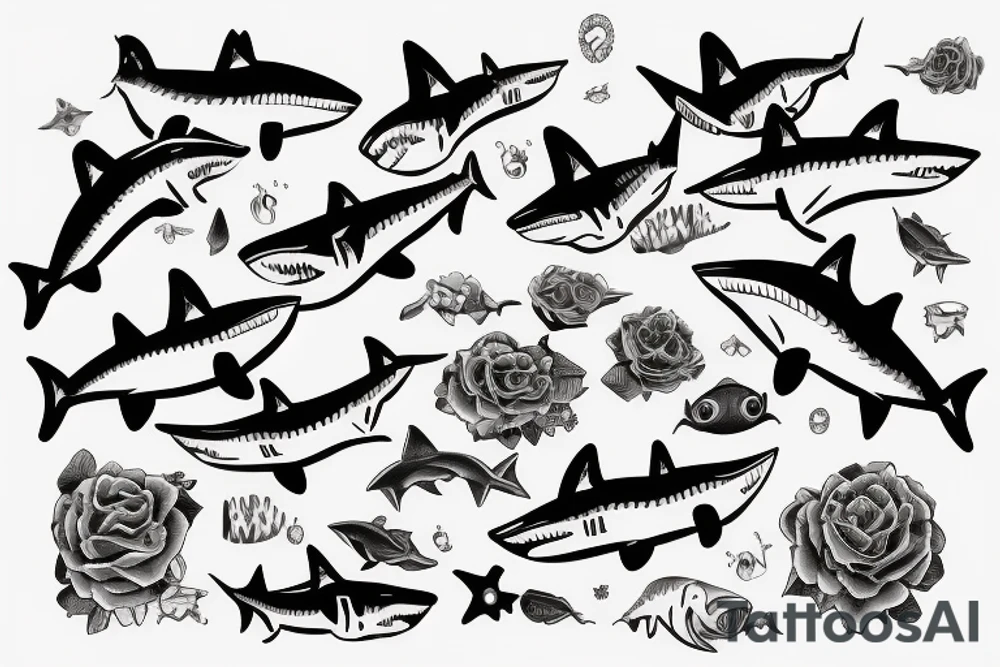 Maco Shark tattoo idea