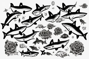 Maco Shark tattoo idea