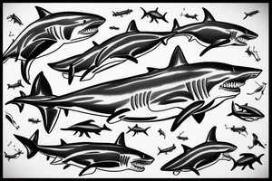 Great White Shark tattoo idea