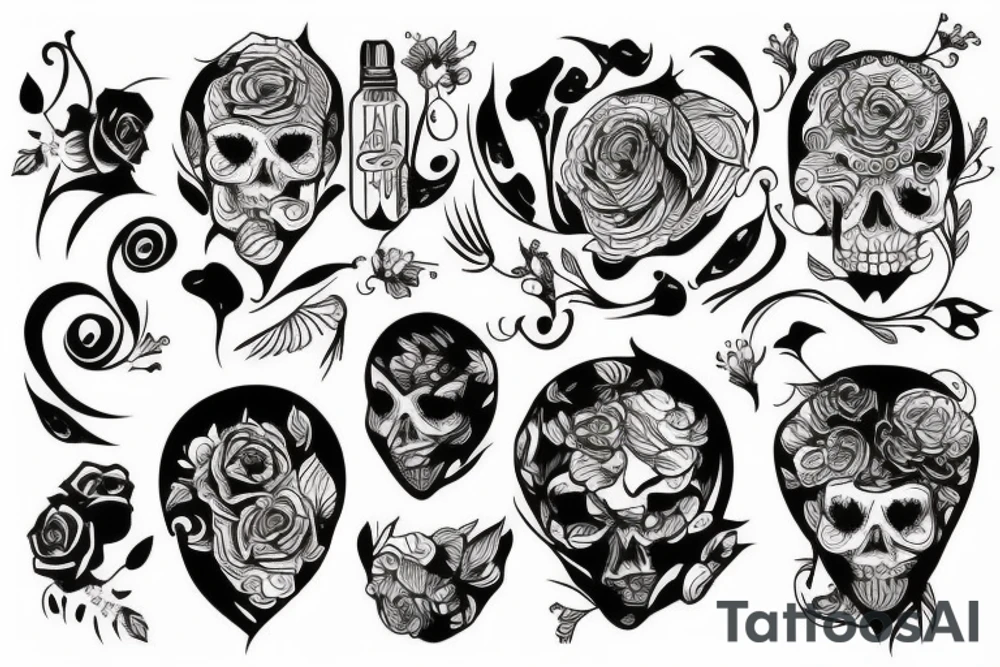 Black tattoo idea