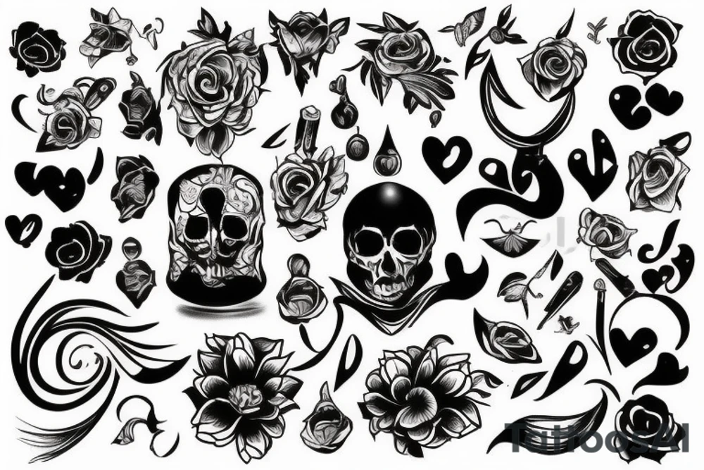 Black tattoo idea