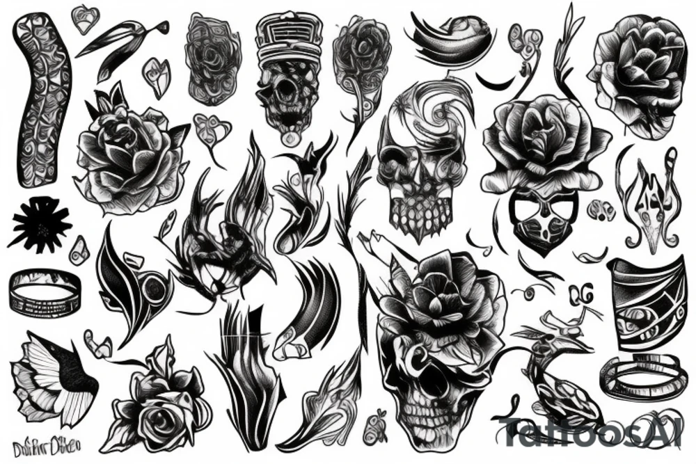 Black tattoo idea