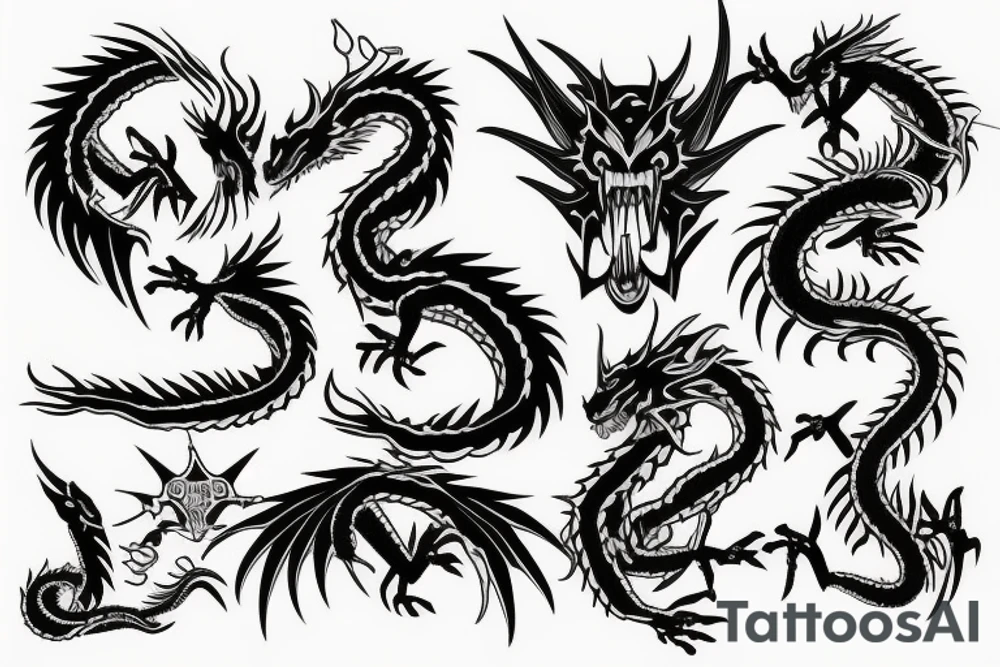 dragon tattoo idea