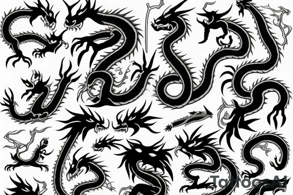 dragon tattoo idea
