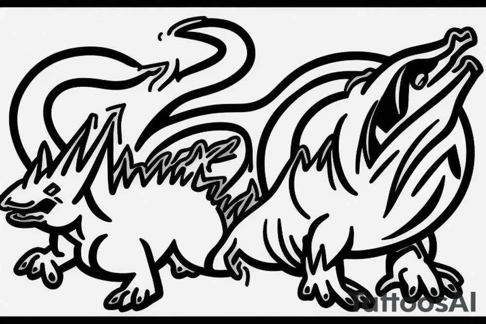 Hisuian Typhlosion tattoo idea