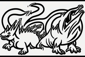 Hisuian Typhlosion tattoo idea