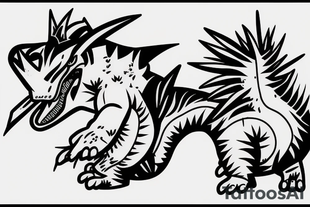 Hisuian Typhlosion tattoo idea