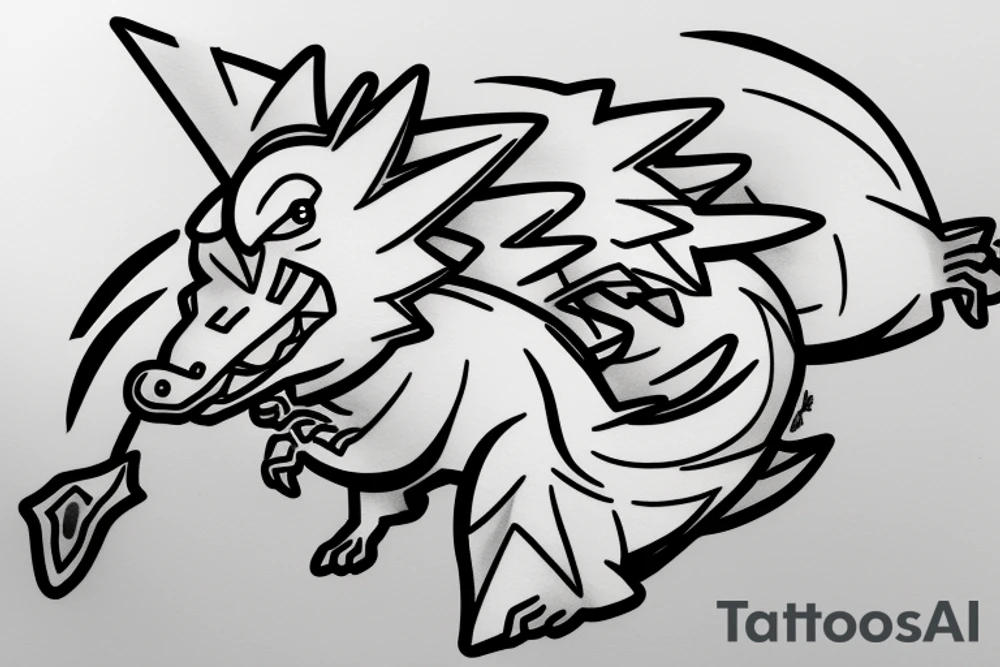 Hisuian Typhlosion tattoo idea