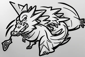 Hisuian Typhlosion tattoo idea