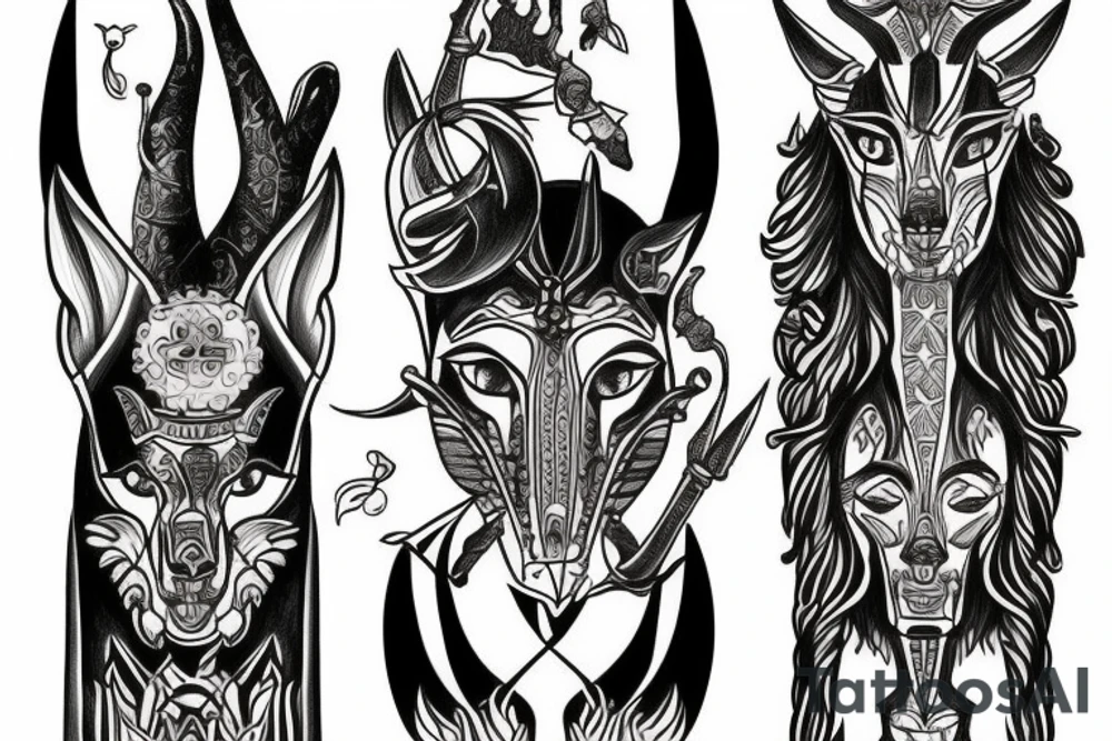 Anubis tattoo idea