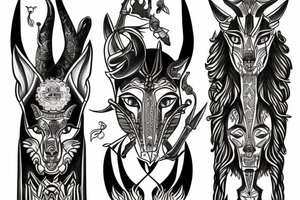 Anubis tattoo idea