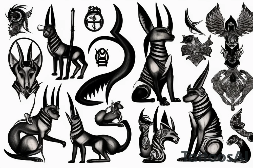Anubis tattoo idea