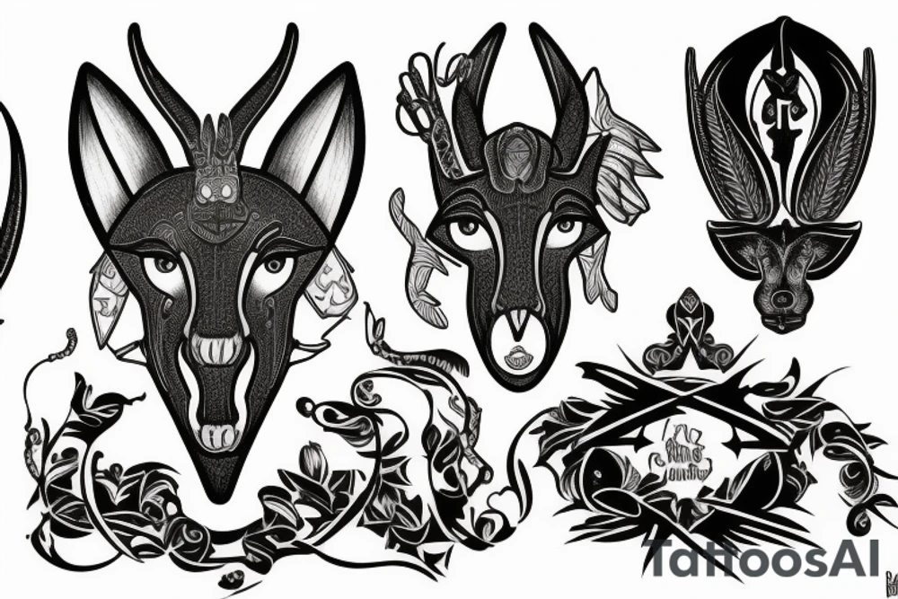 Anubis tattoo idea