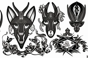 Anubis tattoo idea