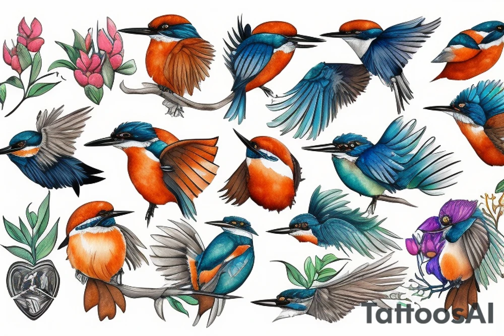 Kingfisher tattoo idea