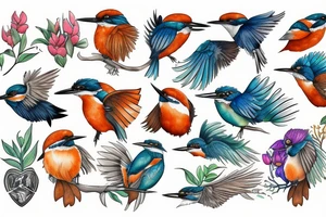 Kingfisher tattoo idea