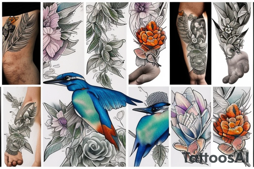 Kingfisher tattoo idea