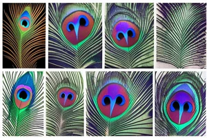 Peacock feather tattoo idea
