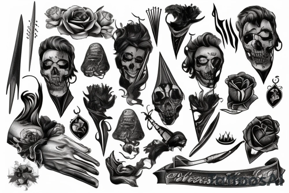 Dagger tattoo idea