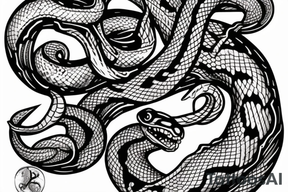 Snake tattoo idea