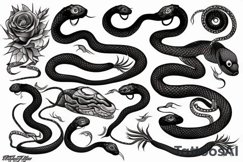 Snake tattoo idea