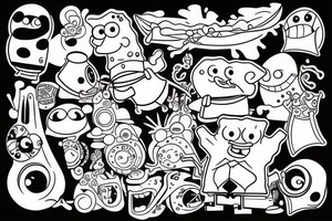 SpongeBob SquarePants tattoo idea