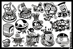 SpongeBob SquarePants tattoo idea