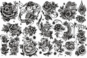 Pregnant tattoo idea