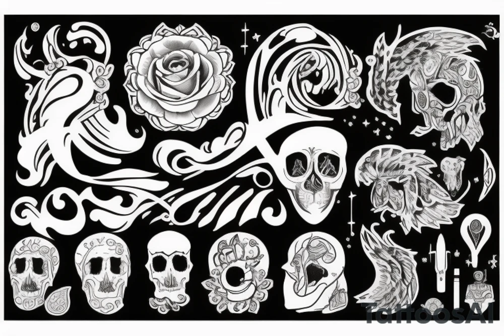 Музыкальная пластинка tattoo idea