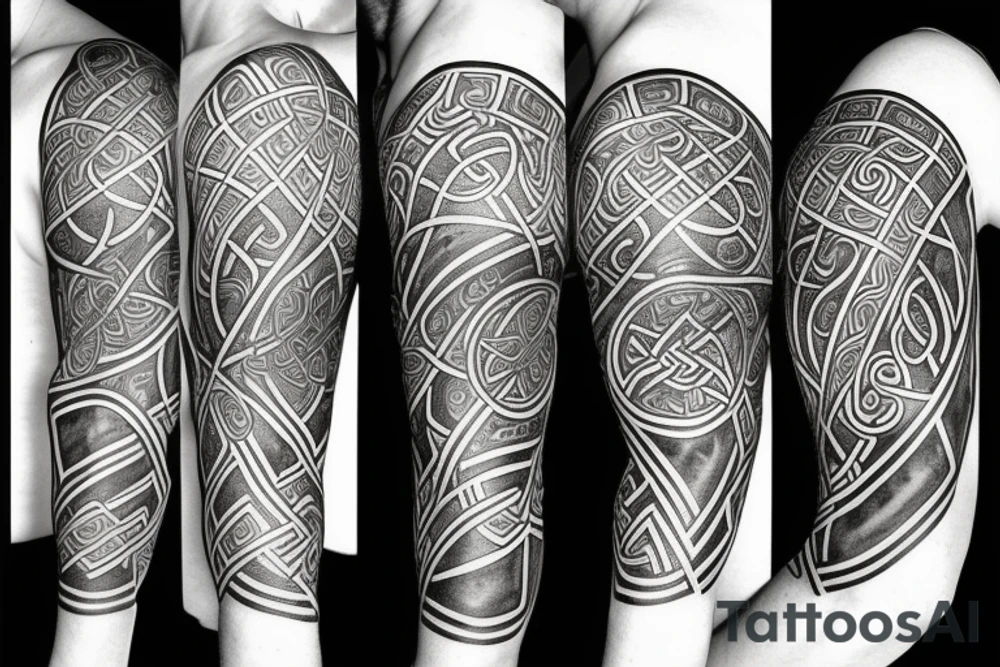 Celtic sleeve tattoo idea