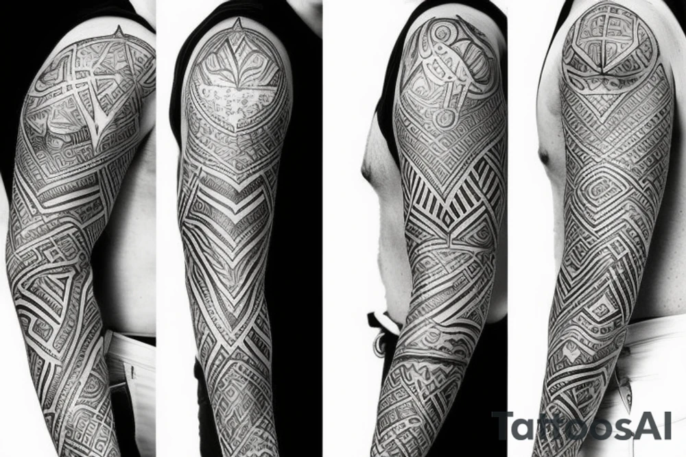 Nordic sleeve tattoo idea