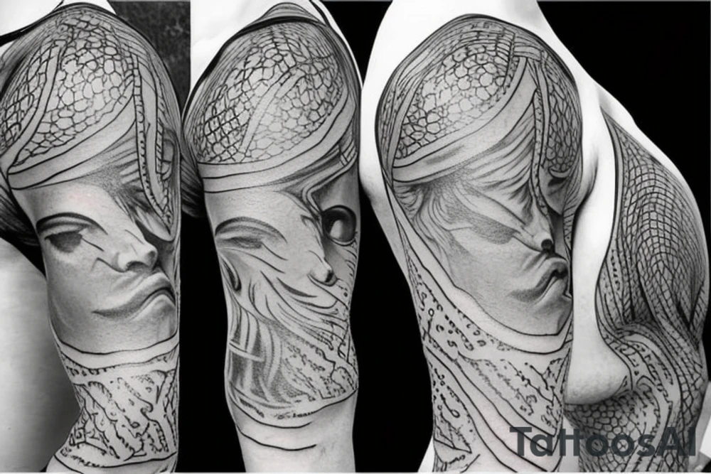 Nordic sleeve tattoo idea