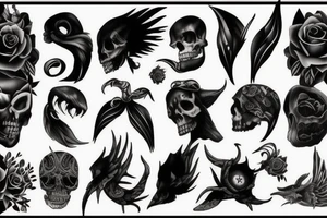 Dark and mysterious tattoo idea