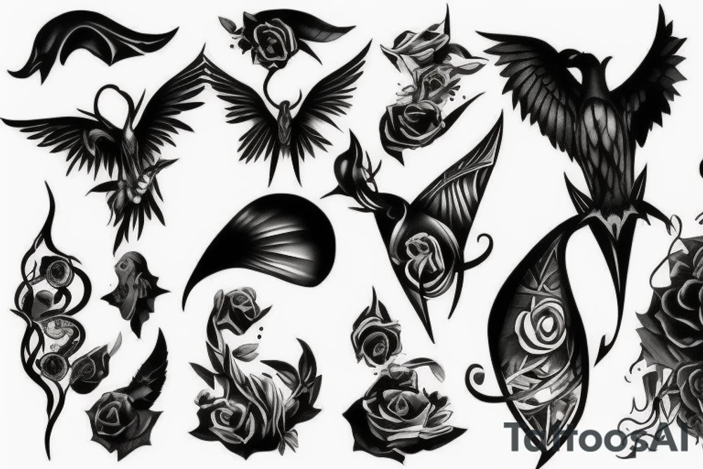 Dark and mysterious tattoo idea