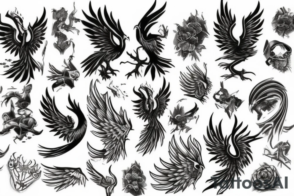 phoenix tattoo idea