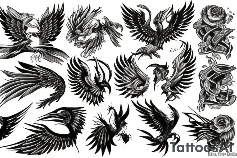 phoenix tattoo idea